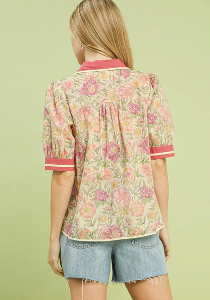 Petals & Punch Top