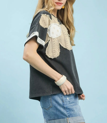 Vintage Blossom Terry Top