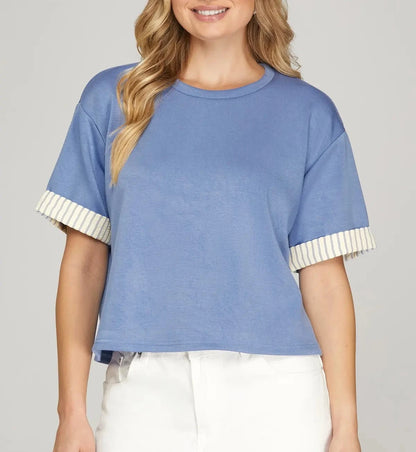 Blue Ridge Contrast Tee