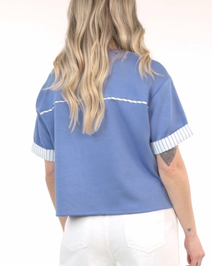 Blue Ridge Contrast Tee