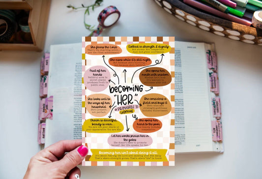 Becoming Her (Proverbs 31) Tip-in Sheet
