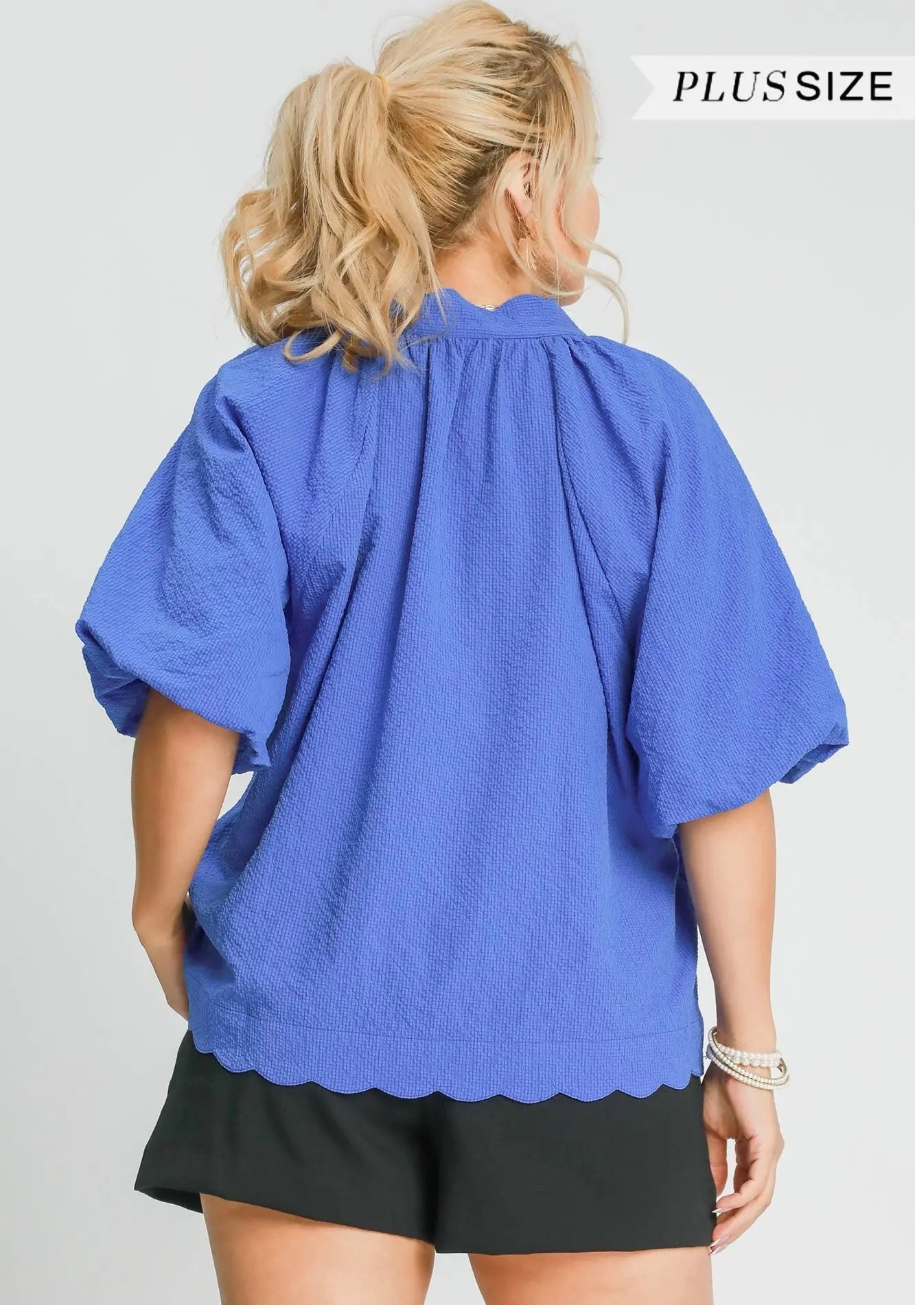Ocean Crush Crinkle Top