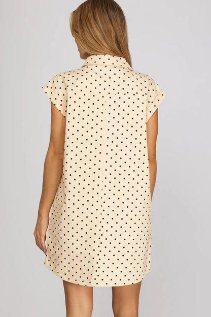 Mila Dot Shirt Dress