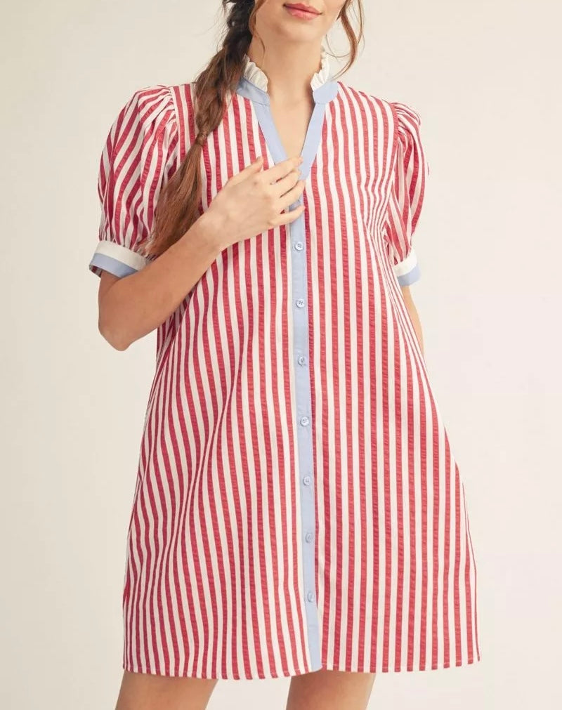 Social Striped Dress