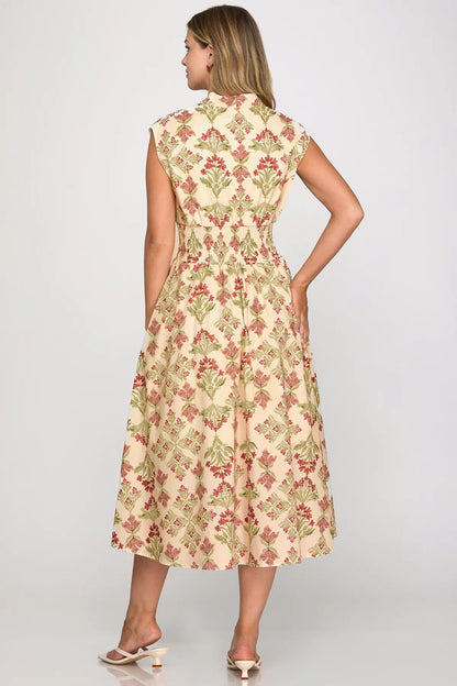 Willow Garden Midi Dress
