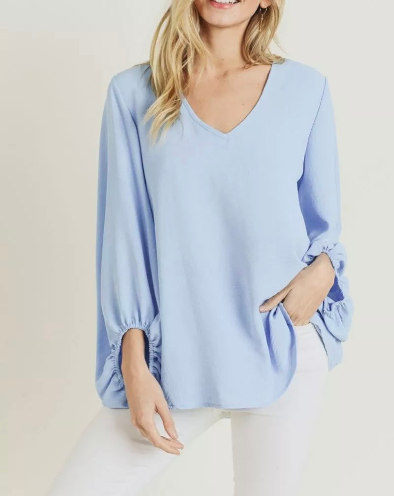 Bella Blue Blouse