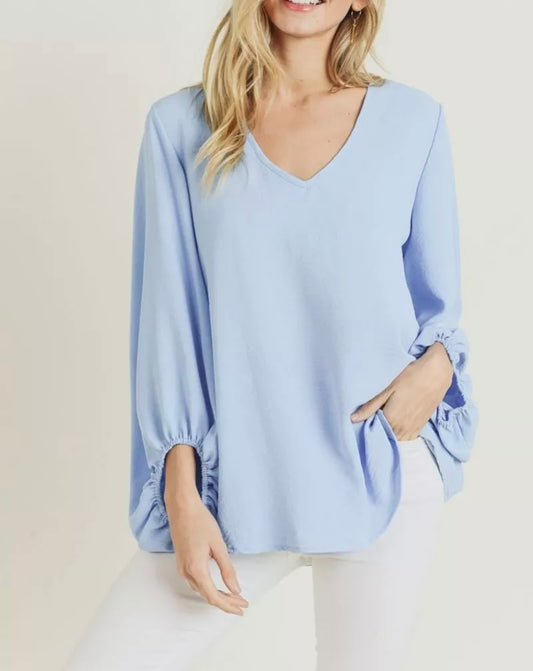 Bella Blue Blouse