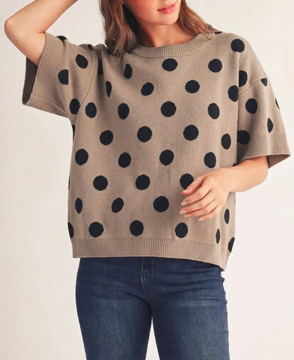 Uptown Polka Top