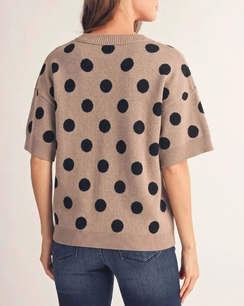 Uptown Polka Top