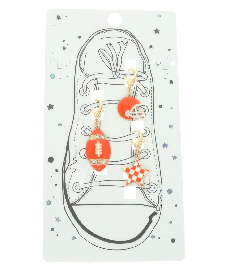 Orange Game Day Charms