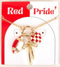 Red Pride Charm Necklace