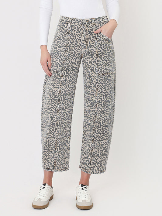 Fierce Fit Utility Barrel Jeans