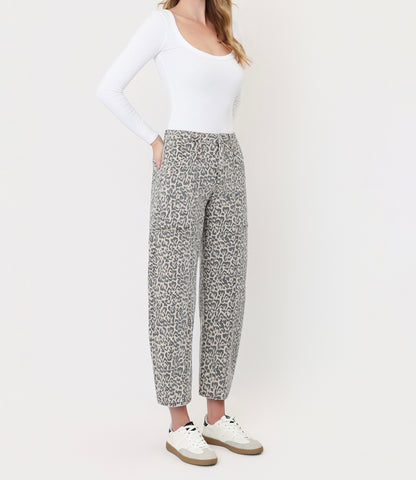 Fierce Fit Utility Barrel Jeans