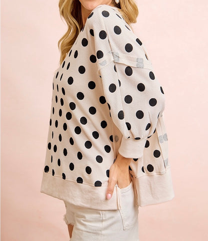 Midnight Confetti Top