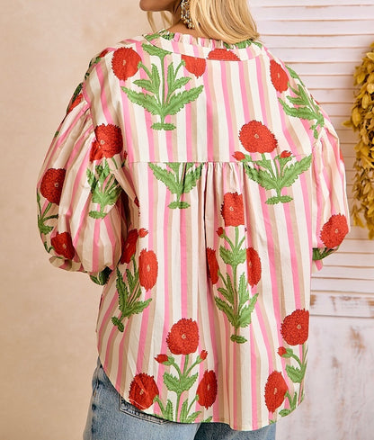 Positively Poppy Top