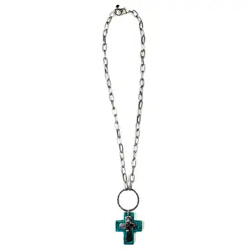 Silver & Stone Devotion Stack Necklace