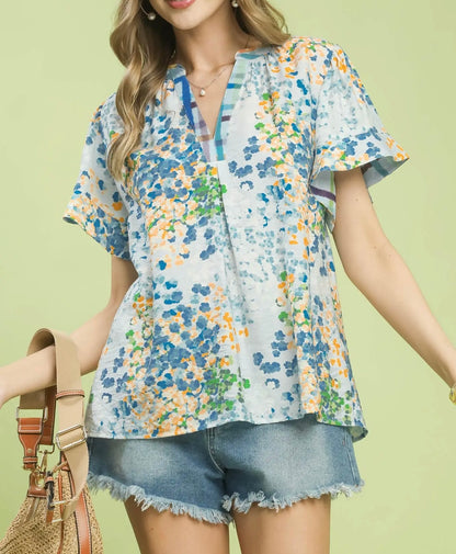 Painted Petals Top
