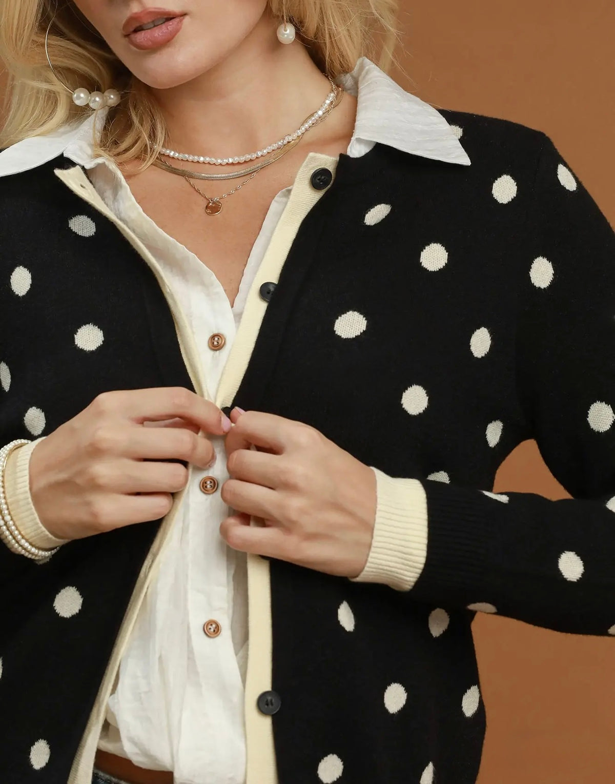Right on the Dot Cardigan