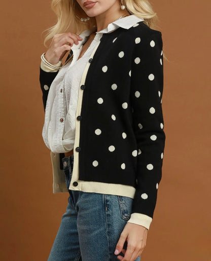 Right on the Dot Cardigan