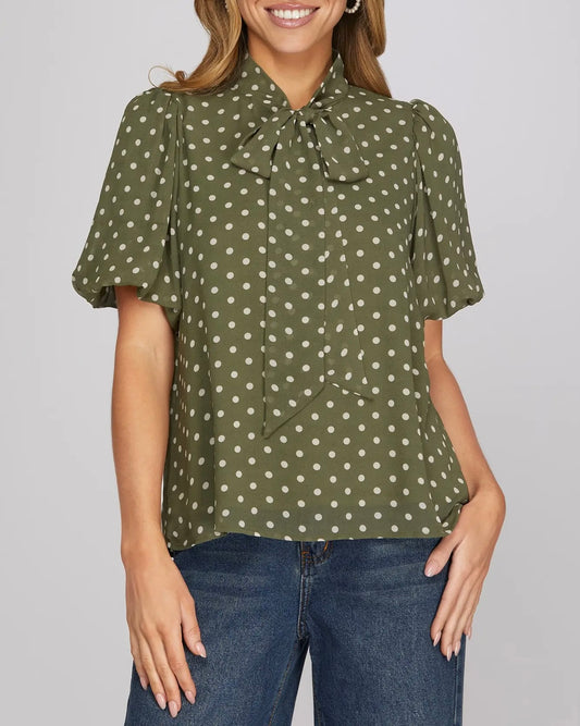 Olive Branch Blouse