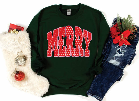 Merry Crew Sweatshirt