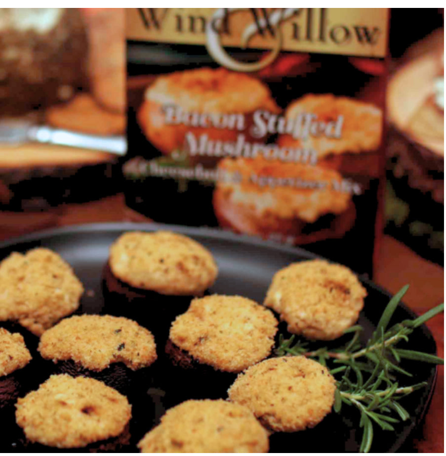 Wind & Willow Bacon Stuffed Mushroom Cheeseball & Appetizer Mix