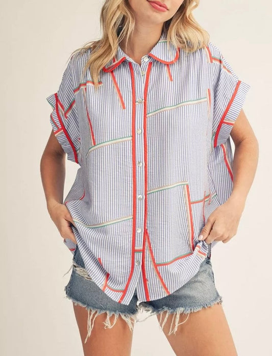 Gallery Stripe Blouse