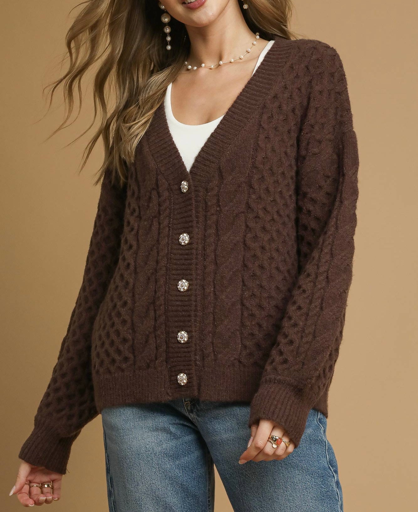 Cocoa Crest Cardigan