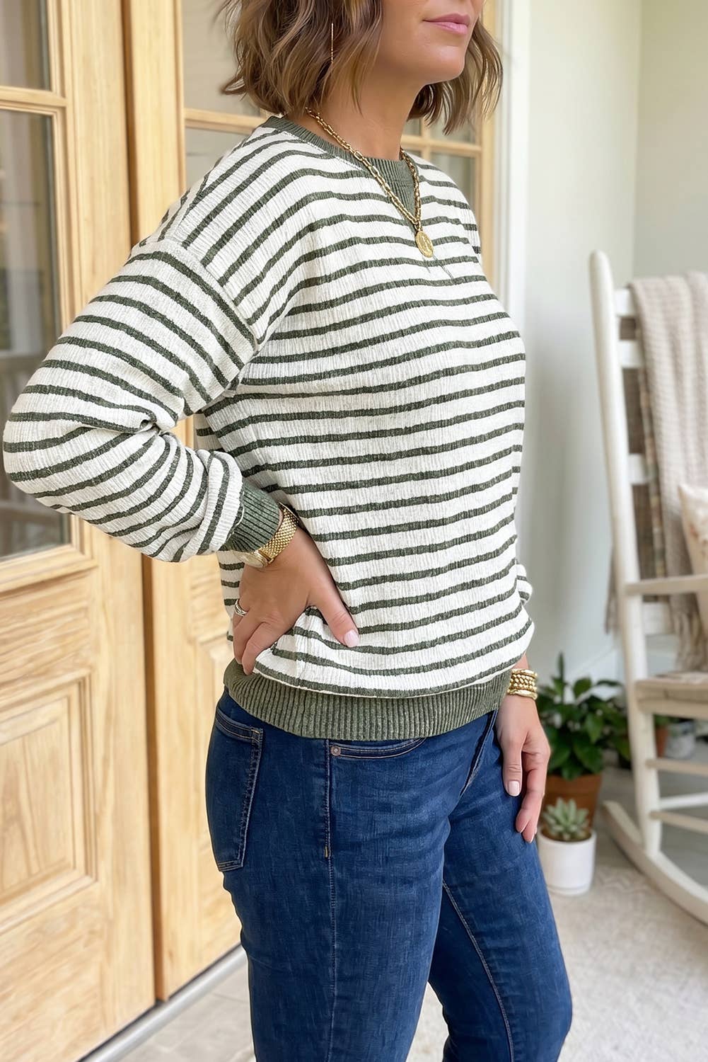 Olive Branch Top