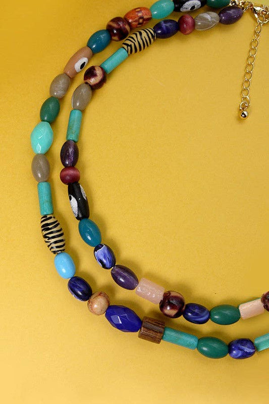 Earth & Sky Layered Necklace