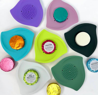 Shower Steamer Tray - Silicone : Cloud gray