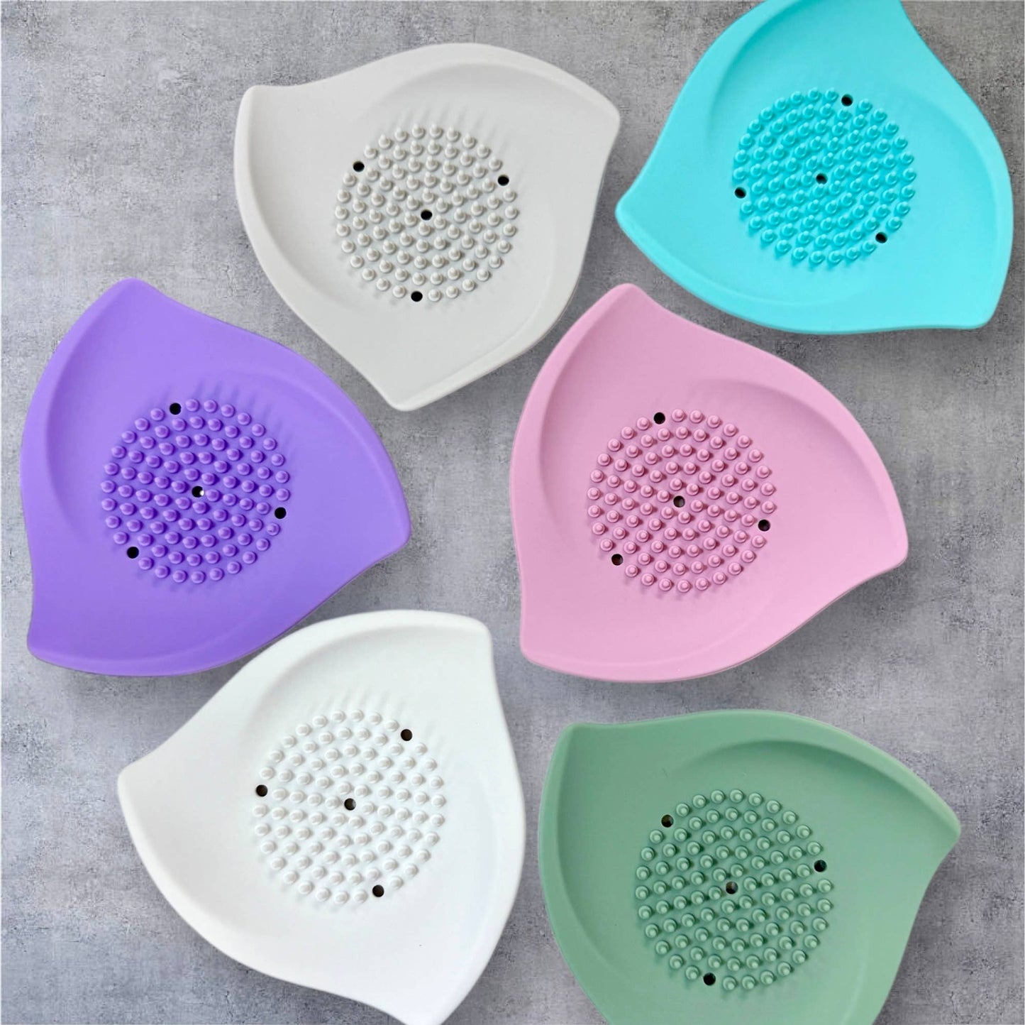 Shower Steamer Tray - Silicone : Mint blue